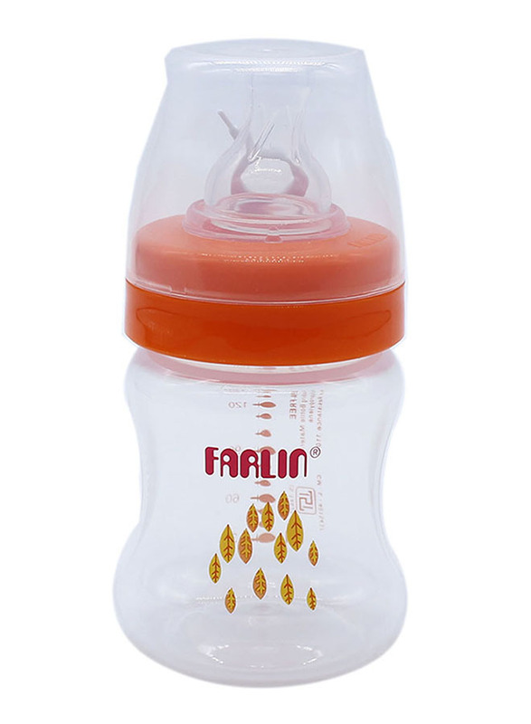 Farlin PP Wide Neck Baby Feeding Bottle 150ml, Orange