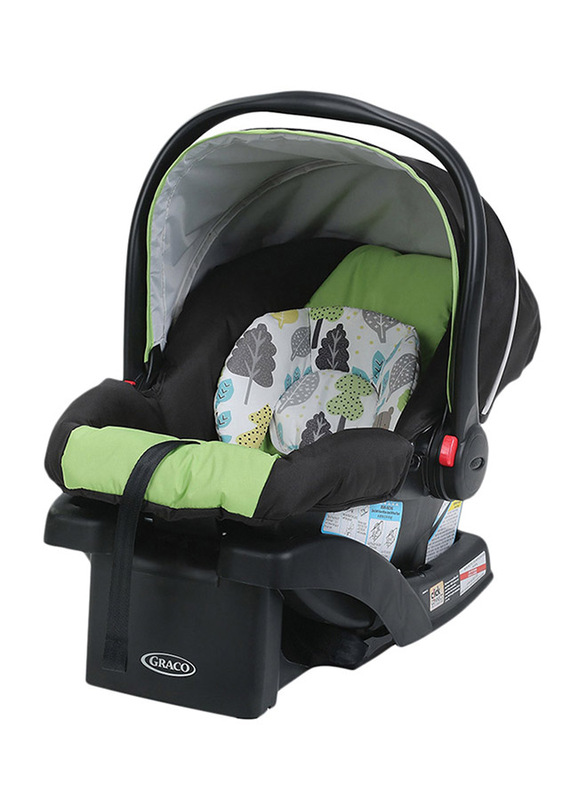 Graco SnugRide Click Connect 30 Infant Car Seat, Bear Trail, Black/Green
