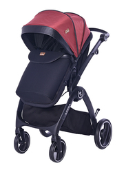 Lorelli Premium Baby Stroller Adria, Black/Red