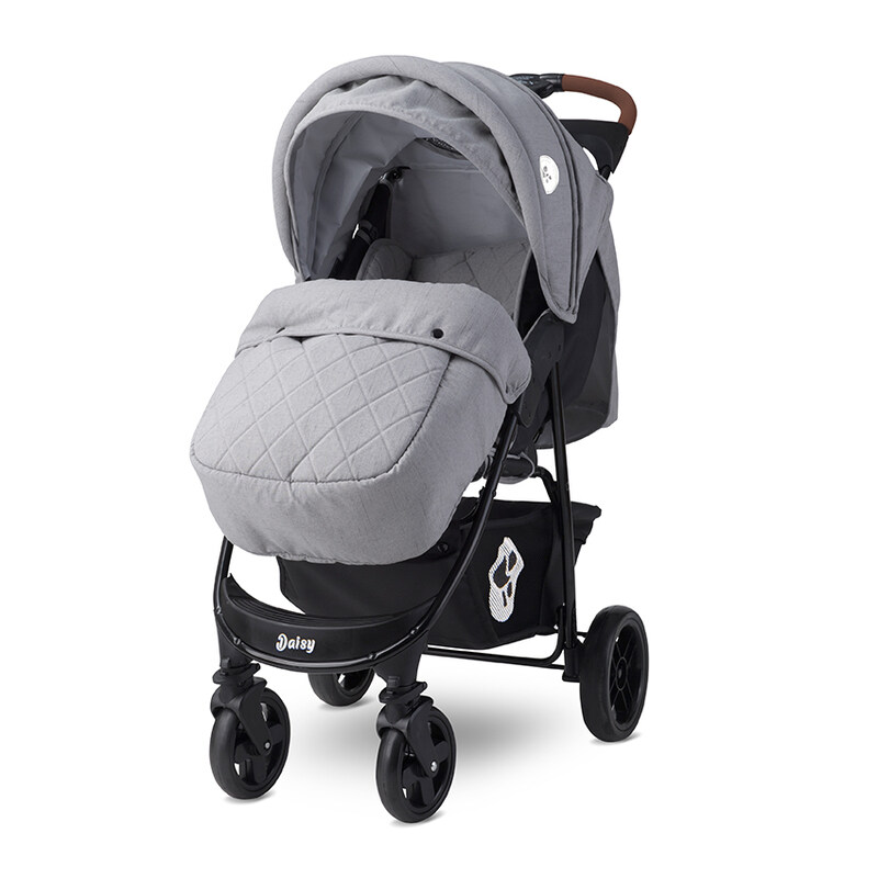 

Lorelli Classic Baby Stroller Daisy with Footcover, Grey