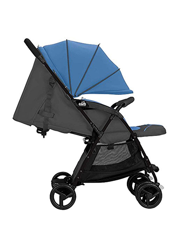 Cam Curvi Lightweight Baby Stroller, Blue