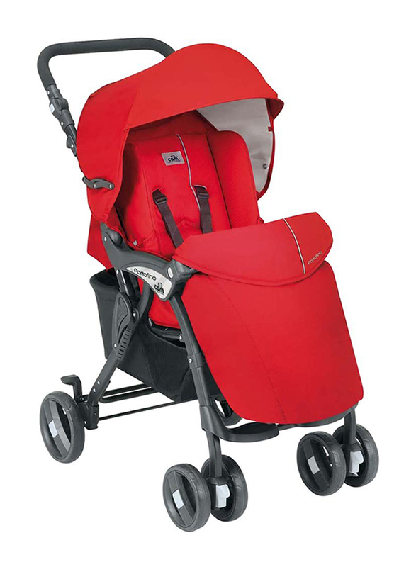 Cam Portofino Passeggino Lightweight Baby Stroller, Red