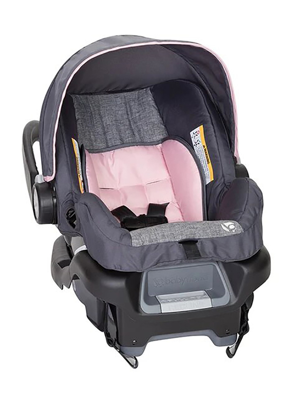 Baby Trend Skyline 35 Travel System Baby Stroller, Starlight Pink, Grey