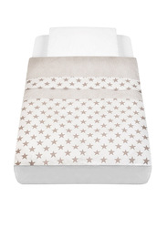 Cam Baby Bedding Kit for Cullami Cradle, Stars, Beige/White
