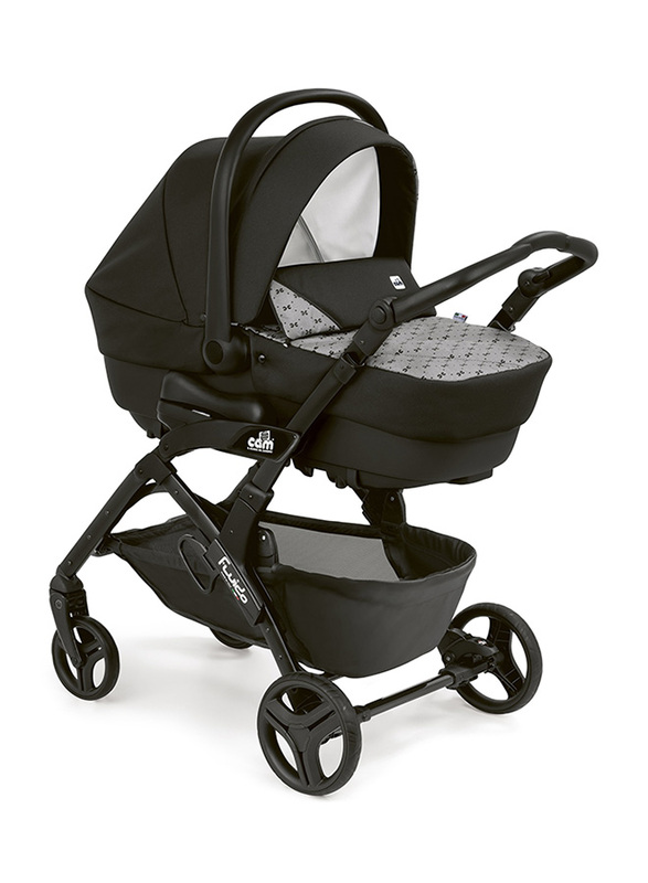 Cam Fluido Easy Travel System Baby Stroller, Black