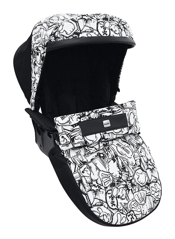 Cam Taski Sport Travel System Baby Stroller, Printed White