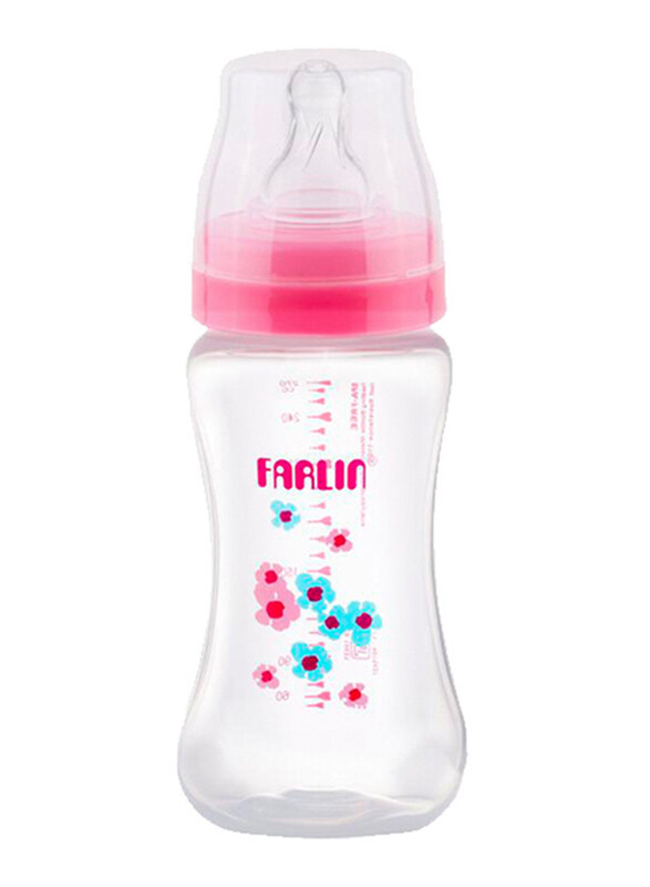 

Farlin PP Wide Neck Baby Feeding Bottle 270ml, Pink