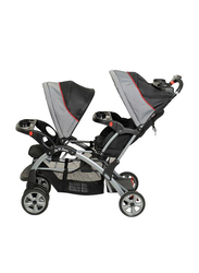 Baby Trend Sit N Stand Double Baby Stroller, Millennium, Grey/Black