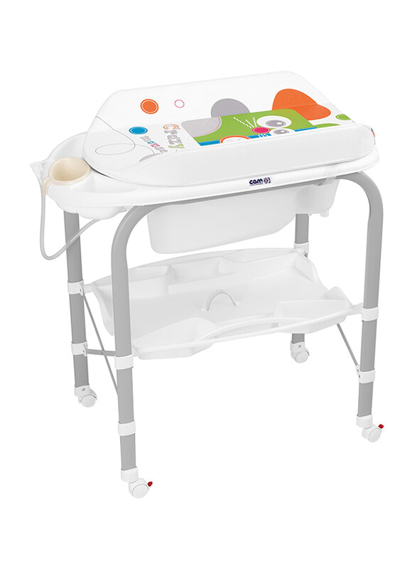 

Cam Cambio Bathroom Changing Table for Baby, Mouse, Grey/White
