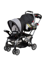 Baby Trend Flex-Loc Infant Car Seat, Onyx, Black/Grey