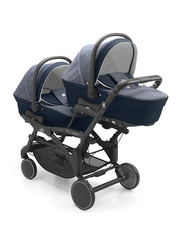 Cam Pulsar Twin Baby Stroller, Blue
