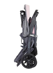 Baby Trend Skyline 35 Travel System Baby Stroller, Starlight Pink, Grey