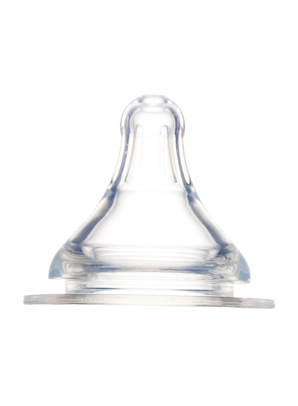 

Farlin Silky Wide Neck Nipple, 0+ Months, Small, Clear