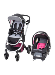 Baby Trend Espy 35 Travel System Baby Girls Stroller, Patagonia, Pink/Black