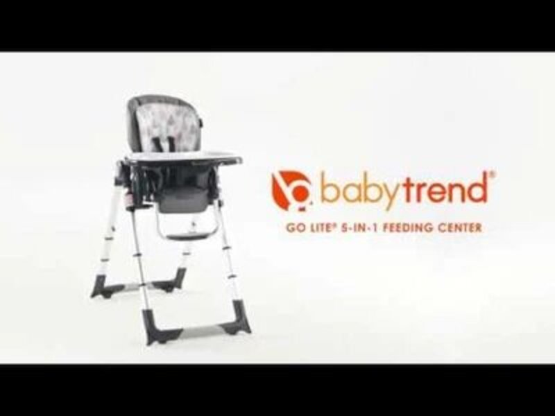 Baby Trend GoLite Snap Gear 5-in-1 Feeding Center, Grey