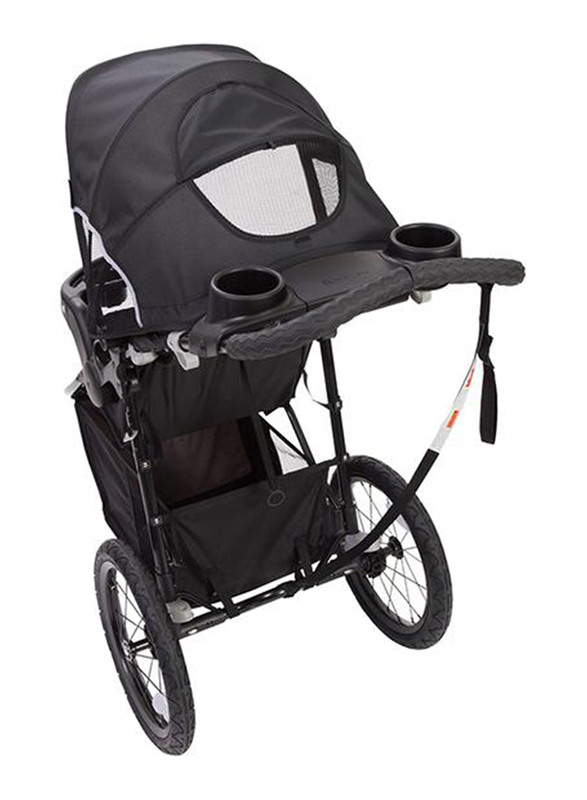 Baby Trend Cityscape Plus Jogger Travel System Baby Stroller, Raven, Black