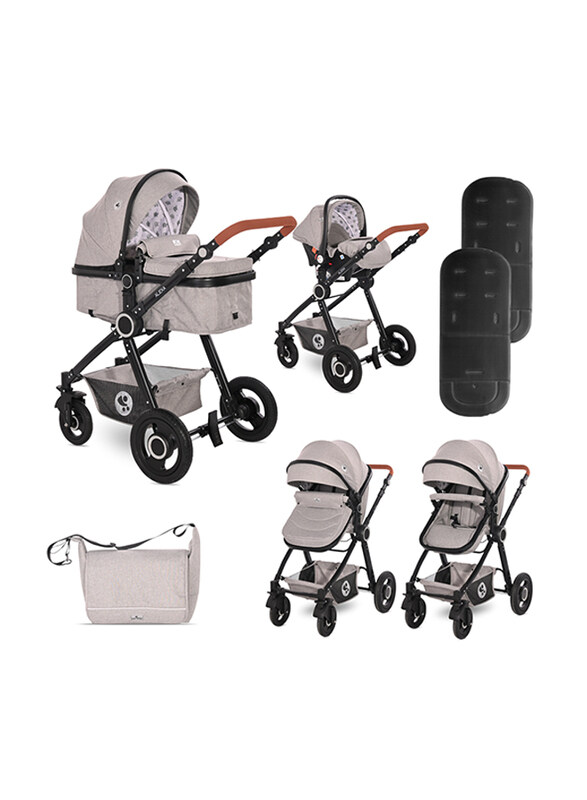 

Lorelli Alexa Elephants Baby Stroller Set, Grey/Black