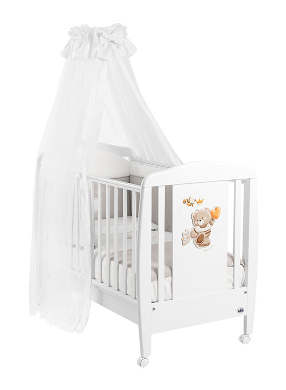 

Cam Mosquito Net with Orso Rod for Baby, White