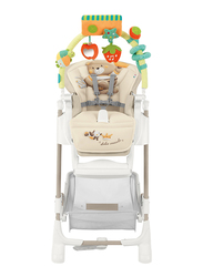 Cam Istante Baby High Chair, Bear, Brown