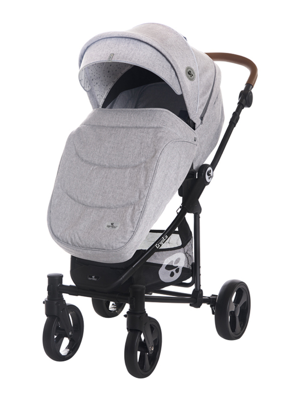 Lorelli Premium Crysta Baby 3-in-1 Stroller, Opaline Grey