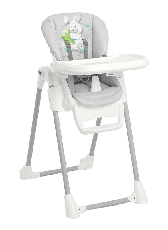 

Cam Pappananna Baby High Chair, Rabbit, Grey