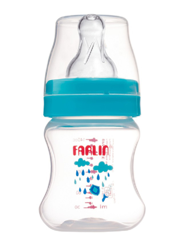 Farlin Standard Neck Baby Feeding Bottle, 0+ Months 60ml, Blue