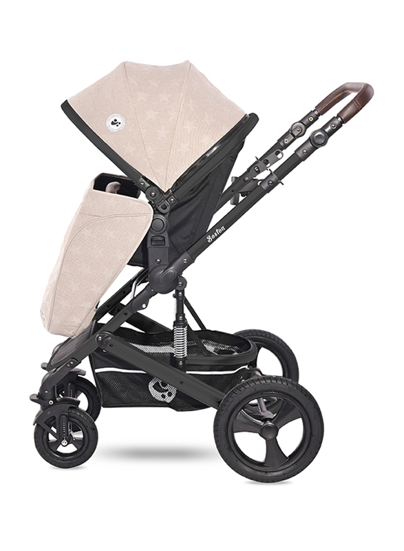 Lorelli Premium Boston 3-in-1 Baby Stroller, Beige