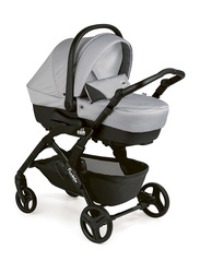 Cam Fluido Easy Travel System Baby Stroller, Light Grey