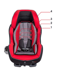 Baby Trend Protect Series Premiere Convertible Kids Car Seat, Berkeley, Red/Black
