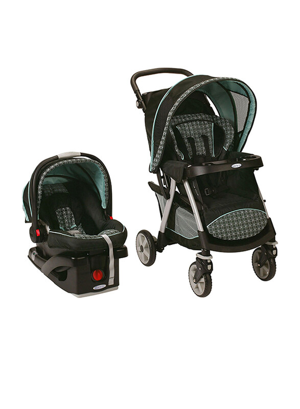 

Graco Urbanlite Click Connect Travel System Baby Stroller, Cascade, Green