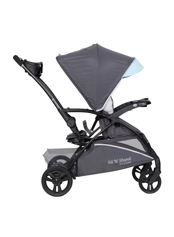 Babytrend Sit N' Stand 5-in-1 Shopper Stroller, Blue Mist