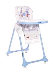 Lorelli Classic Felicita Baby High Chair, Bear, Blue