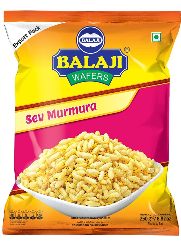 Balaji Wafers Sev Murmura Crunchy Fusion Snack for Flavorful Bites 250gm