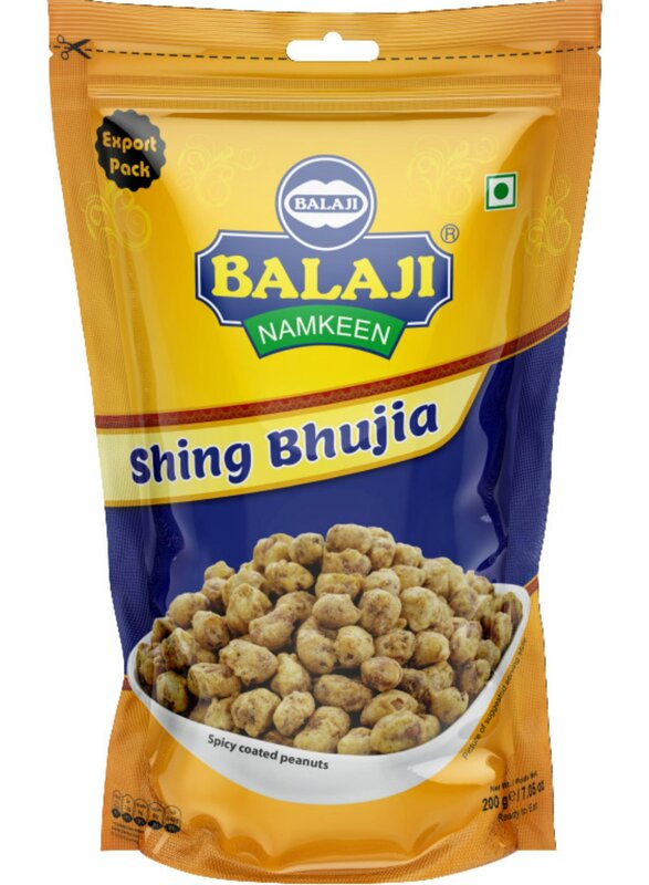 Balaji Wafers Shing Bhujia Spicy Crunchy Snack for Flavorful Bites 200gm