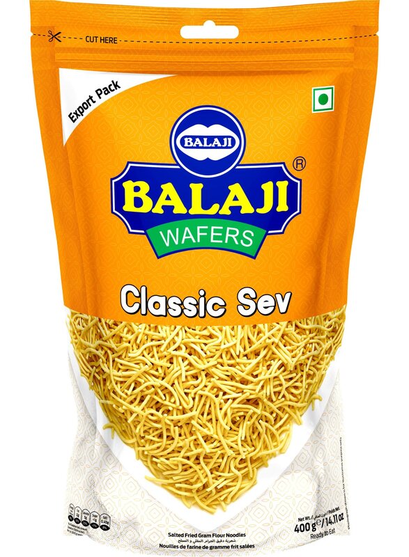 Balaji Wafers Classic Sev Timeless Crunchy Delight for Every Snack Lover 400gm
