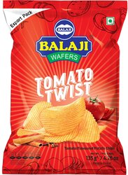 Balaji Wafers Tomato Twist Chips Tangy Goodness in Every Bite 135gm