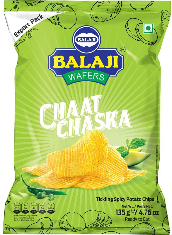Balaji Wafers Chaat Chaska Chips A Flavorful Twist to Your Snacking Experience 135gm