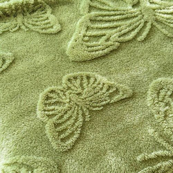 Deals For Less Luna Home 3D Imitation Butterfly Fleece Soft Blanket, Green