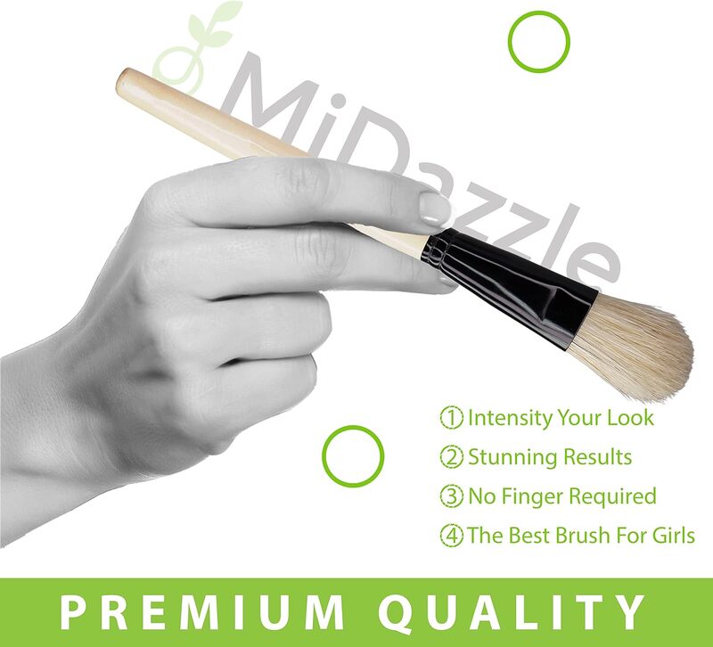 Midazzle Premium Wooden Face Pack Brush (MIMB00506)