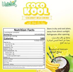 UNICHEF COCO KOOL -BANANA- COCONUT MILK DRINK WITH NDC- SUGAR FREE6 X 290 ML (6 PACK)