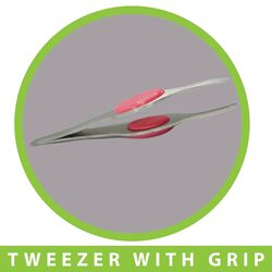 Midazzle Tweezer for Eyebrows and Facial Hair- Best Eyebrow Sharp Tweezer for Women and Men- Ideal Facial Hair Plucker for Painless Removal