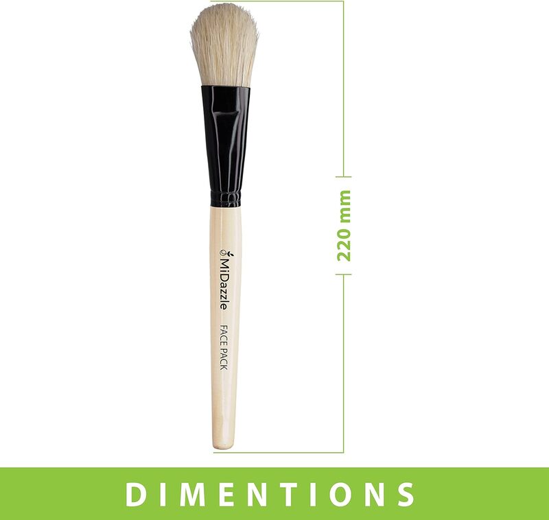 Midazzle Premium Wooden Face Pack Brush (MIMB00506)