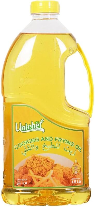 Unichef Cooking & Frying Oil 6 X 1.5ltr