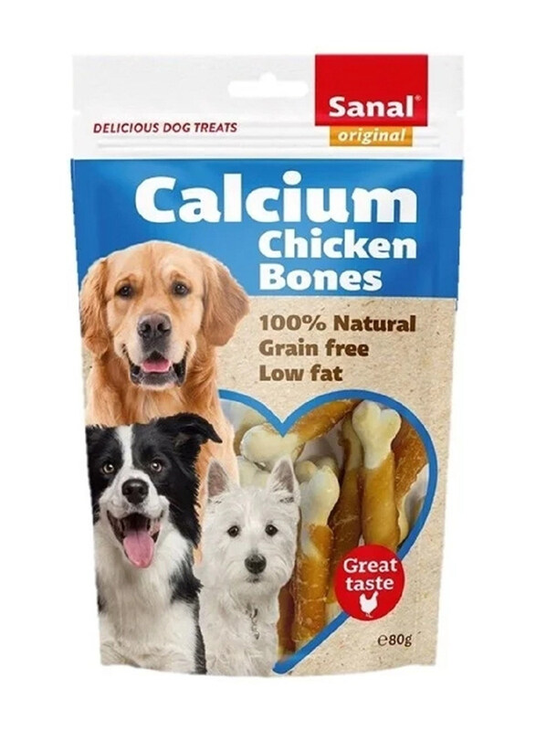 

Sanal Calcium Chicken Bones Dog Dry Food, 80g