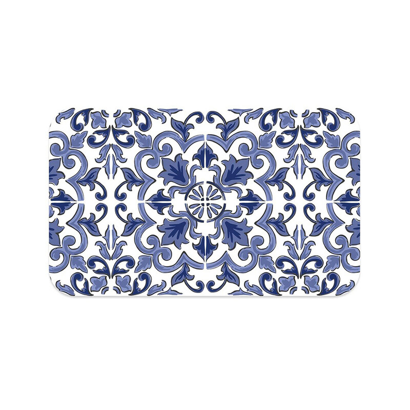 

TarHong Canyon Clay Pet Placemat, 11.5 x 19-inch, Indigo