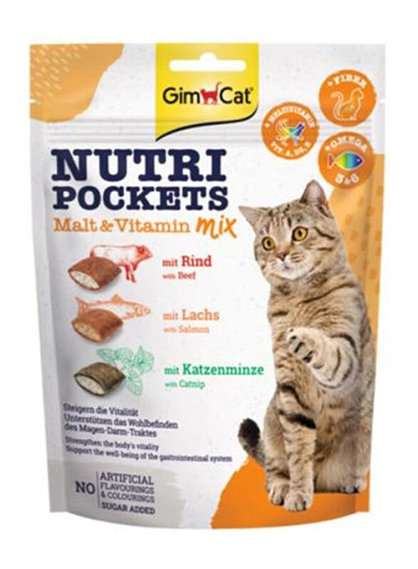 

Gimborn Gimcat Nutri Pockets Malt & Vitamin Cat Dry Food, 150g