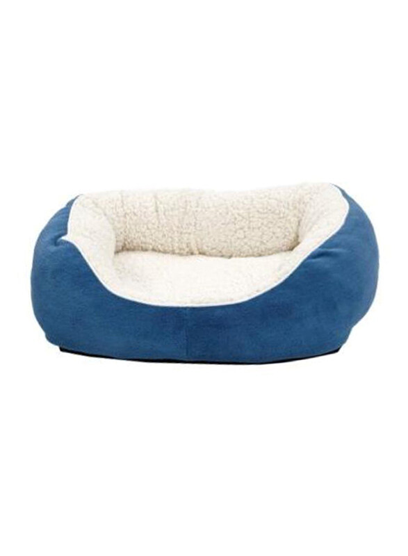 

Midwest Quiet Time Boutique Cuddle Bed for Dogs, Medium, Blue