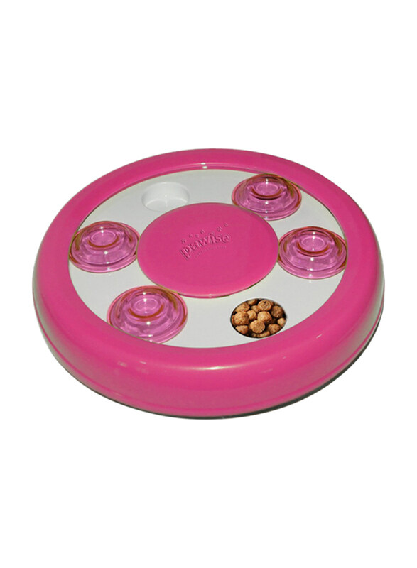 

Pawise Cat Puzzle Toy, Pink/White