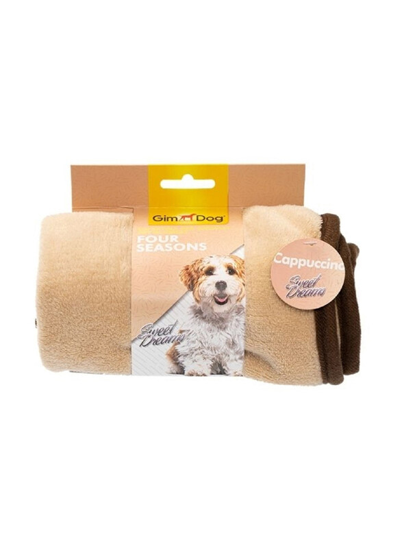 

Gimdog Coppertina Four Seasons Pet Blanket, 60 x 40cm, Cappuccino