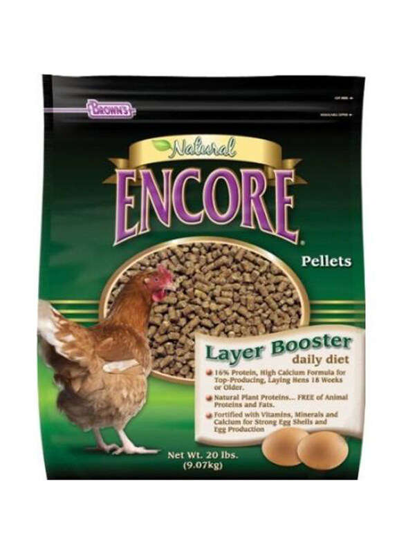 

Brown's Encore Natural Layer Booster Daily Diet Birds Dry Food, 9.07Kg